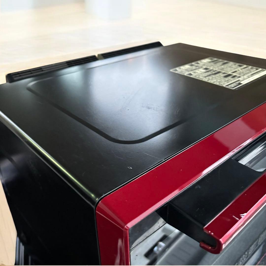 美品✨東芝 石窯ドーム ER-PD3000(R) 角皿2枚 網付 オーブンレンジ