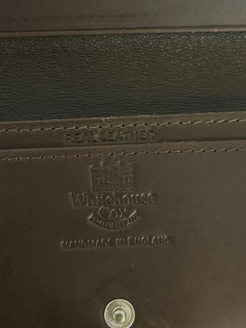 ホワイトハウスコックス　ブライドルレザー名刺入れ　カードケース