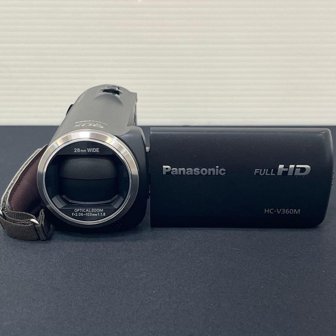 【動作確認済】Panasonic ビデオカメラ HC-V360M 充電器付き
