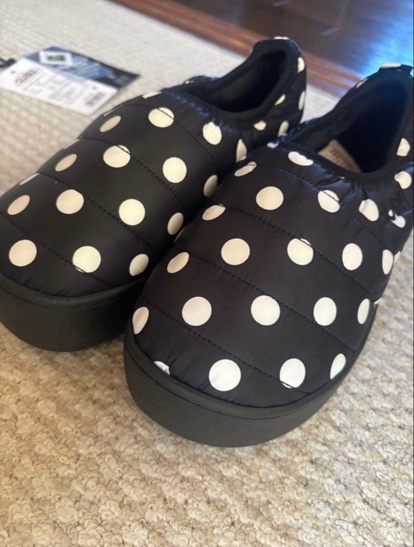 SUBU厚底　ドット柄