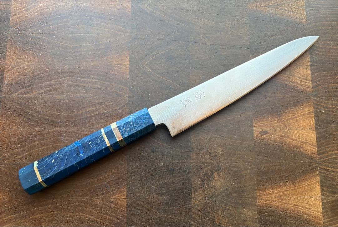 高鳳　和ペティナイフ　150mm 包丁　全鋼　ステンレス　スタビライズウッド