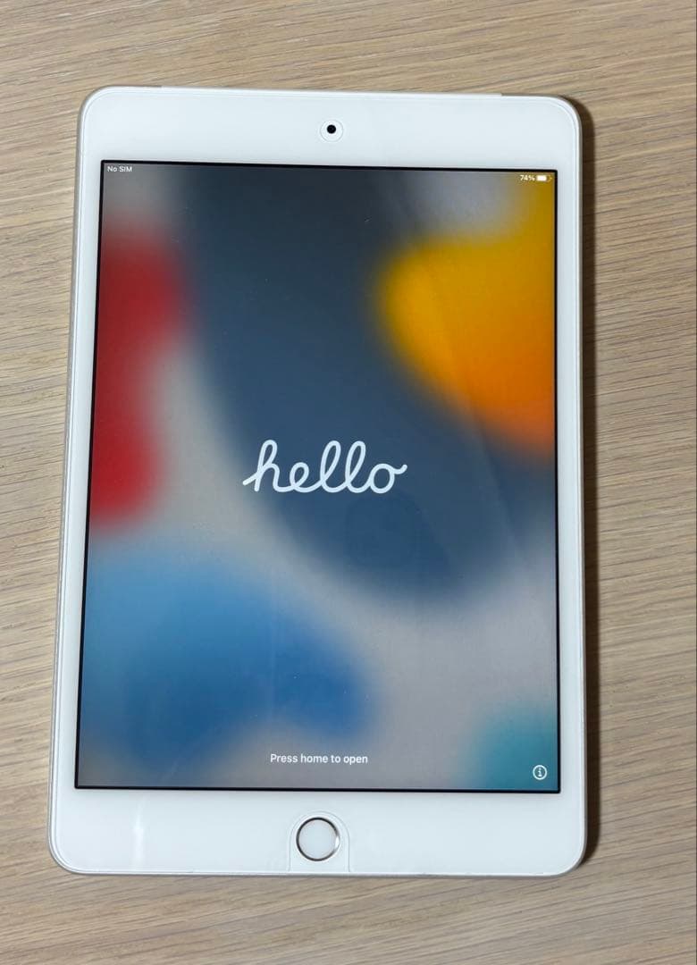 iPad mini4 wifi+cellular 128GB　シルバー