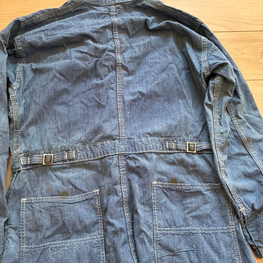 ヴィンテージ ピンヒッコリー　つなぎ