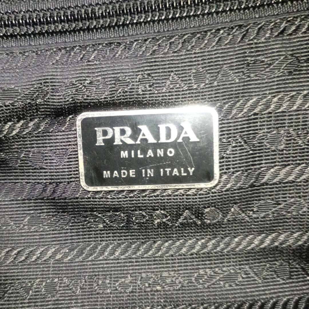 ✨PRADA 三角ロゴ テスートナイロン レザー切替 フラップ ショルダーバッグ