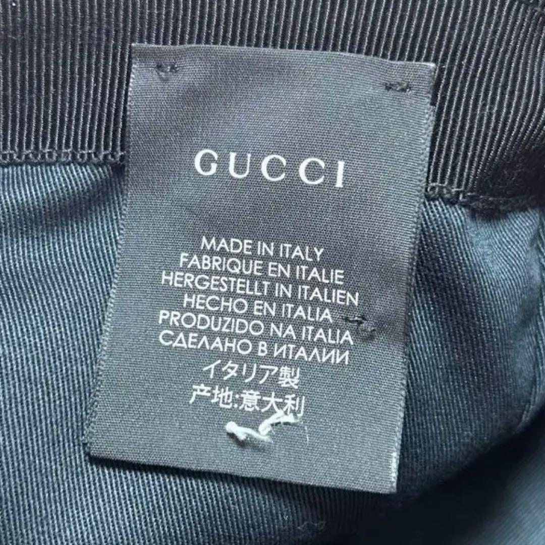 【美品】GUCCI キャップ 59cm 巾着付き
