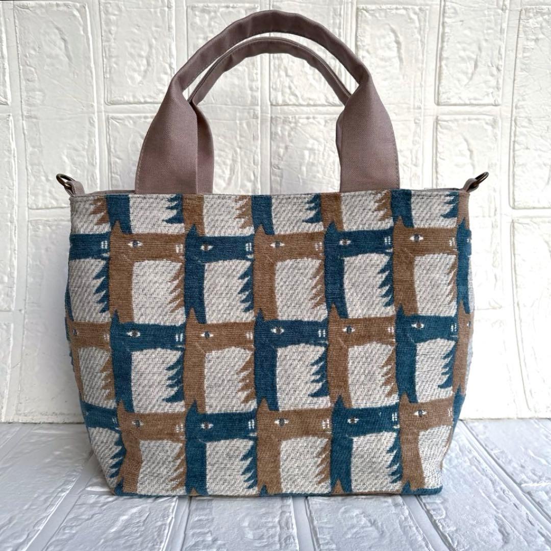 51222A ハンドメイド　ミナペルホネン　トートバッグ