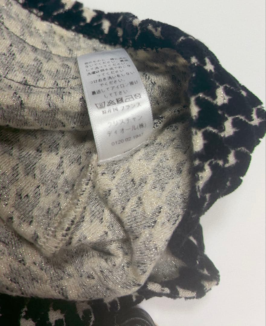 Dior ハウンドトゥース 半袖ワンピース　24M