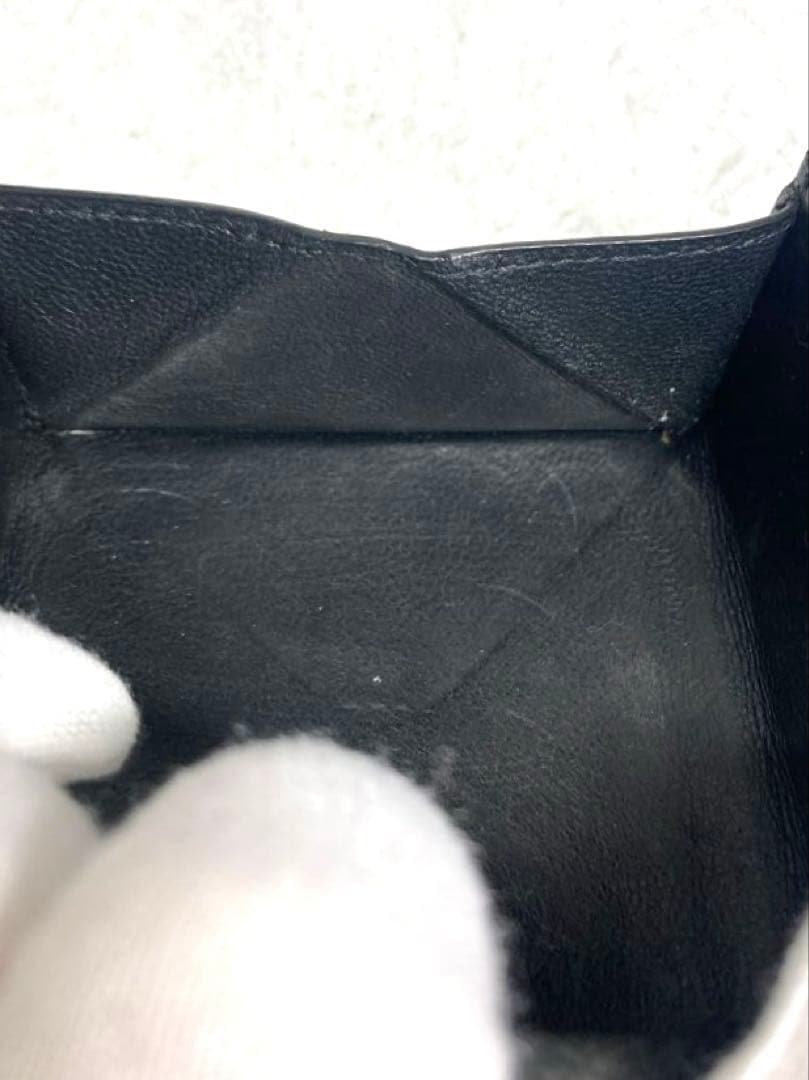 良品　サンローラン　レザー　ケース　ブラック　黒