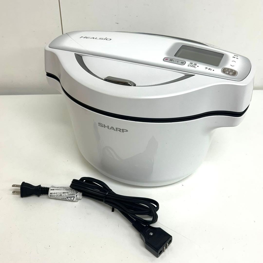 e965-37 SHARP ヘルシオ　ホットクックKN-HW16E-W