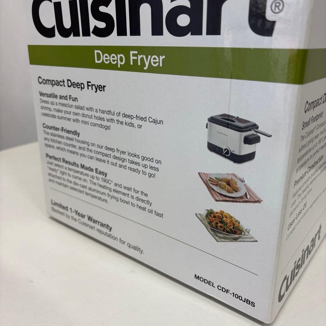 93　未使用展示品　クイジナート deep　fryer　ディープフライヤー