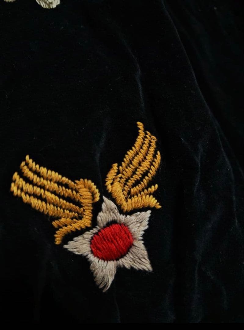 AVIREX USA 日本限定　スカジャン　２面用　コディアック　別珍　レーヨン