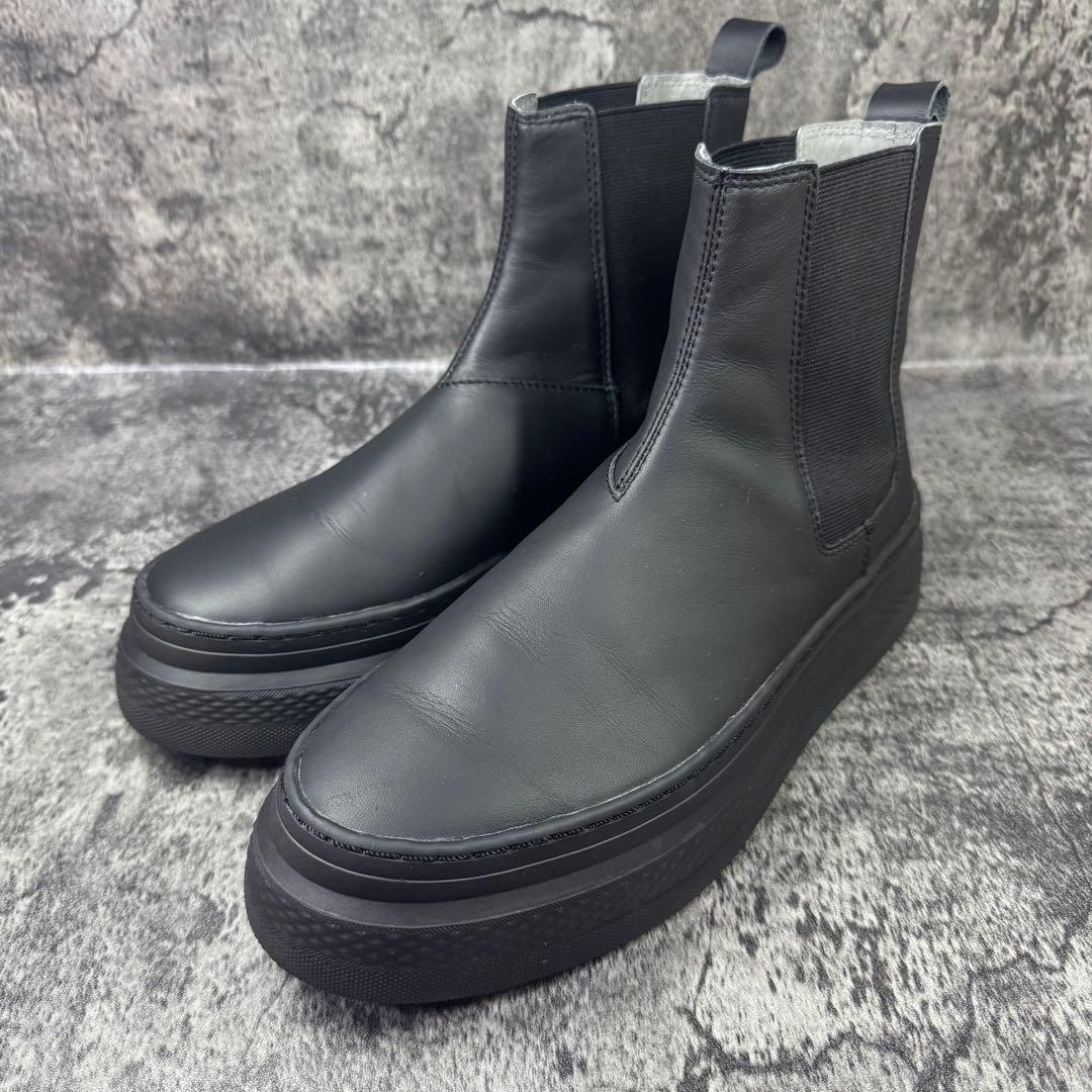 未使用級✨CONVERSE コンバース 24.5 オールスター ハイカット 厚底