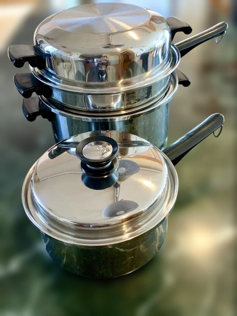 Amway Queen/IH/6Lシチューパンセット/大フライパン/大片手鍋