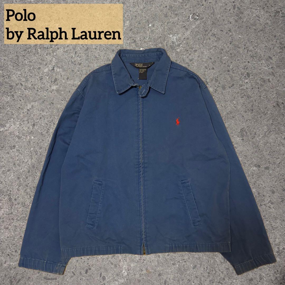 Polo by Ralph Lauren 三角タグ　スイングトップ 80s 青
