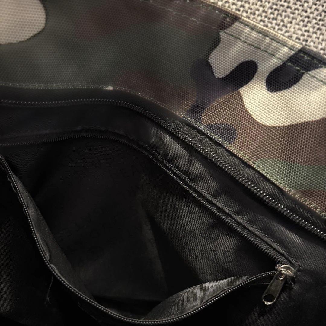 美品　パーリーゲイツ　トートバッグとキャップセット カモフラにワッペン