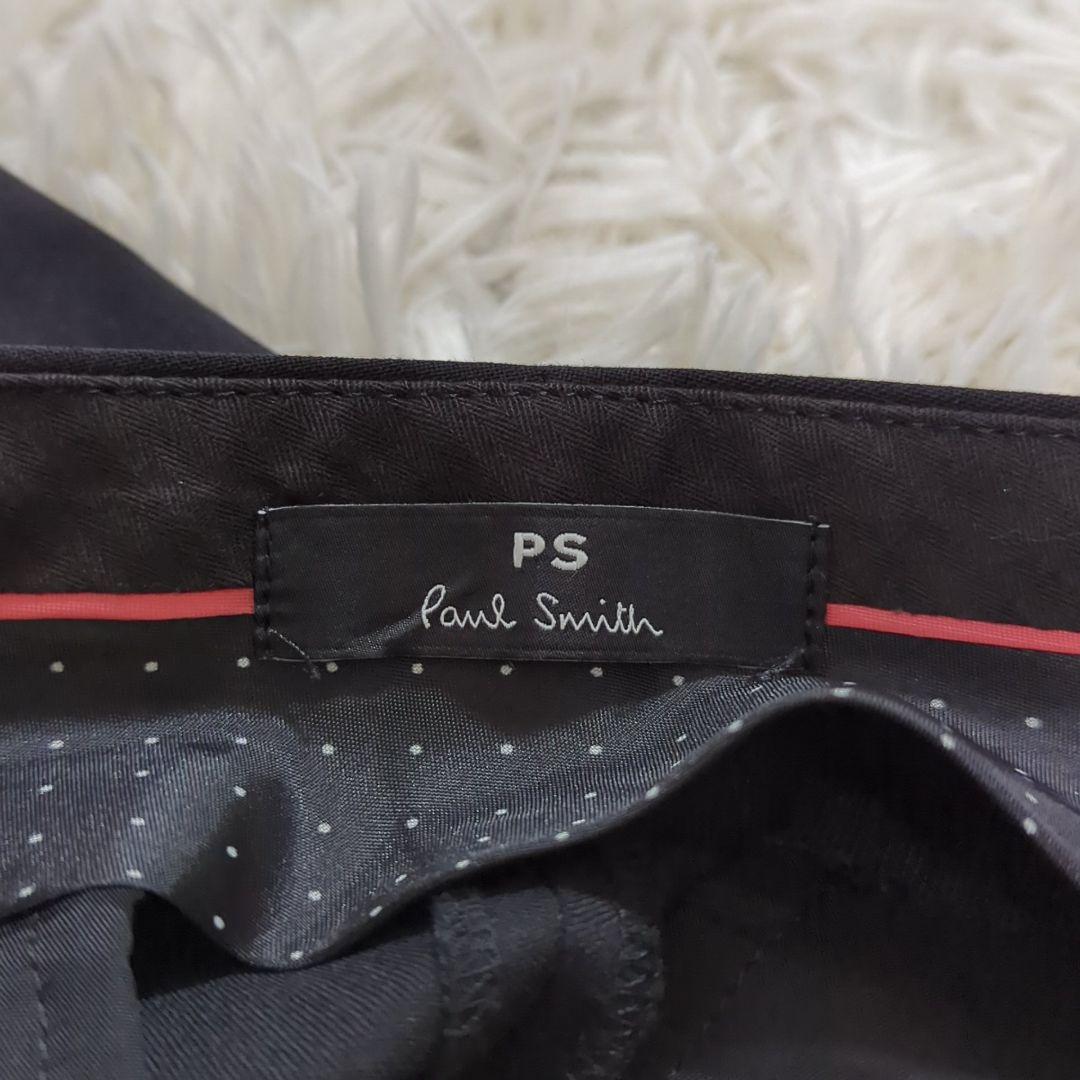 極美品 40 ポールスミス パンツスーツ セットアップ 1B ブラック