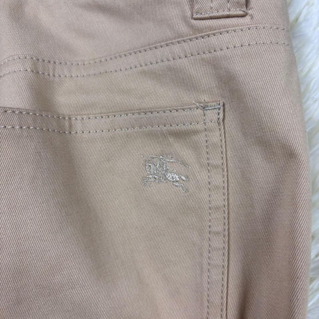 バーバリーロンドン ベージュストライプシングル3Bパンツスーツ