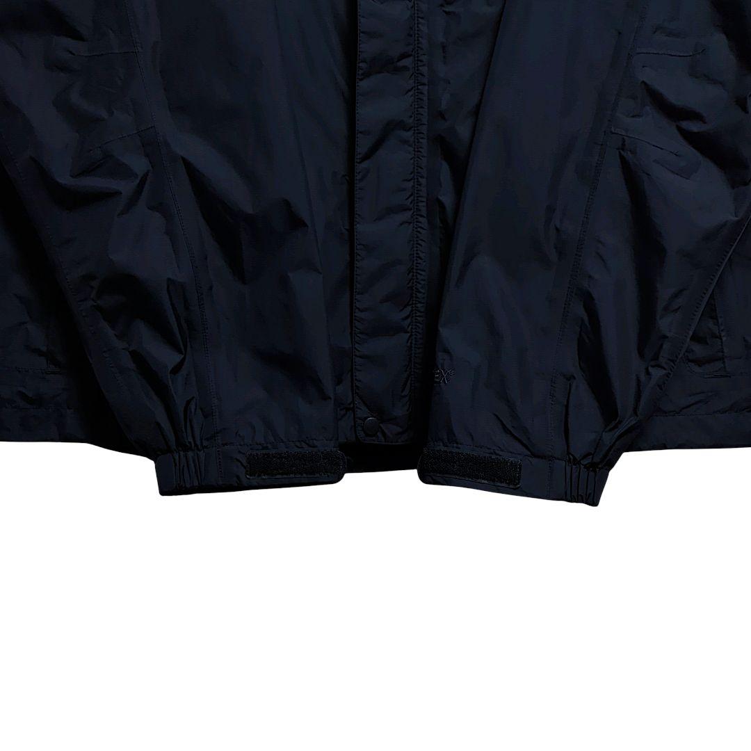 L.L.Beanゴアテックスマウンテンパーカー ブラック　刺繍ロゴ　メンズXXL