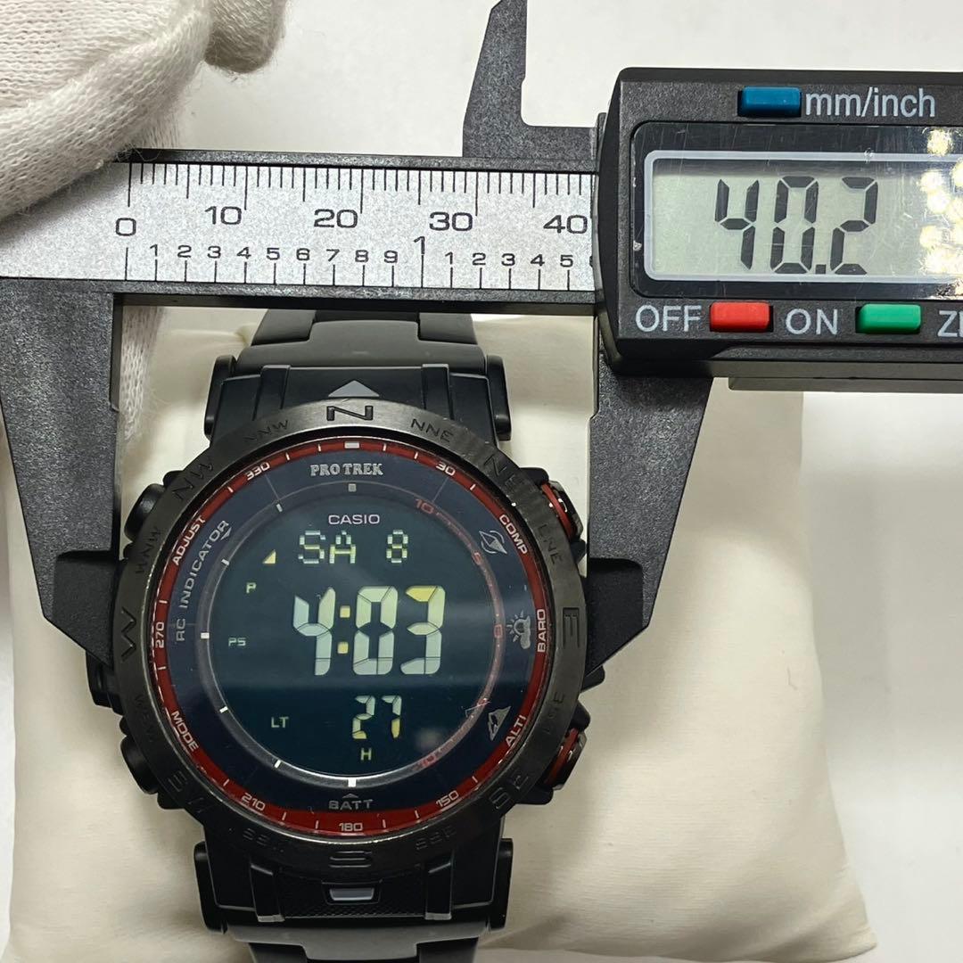 希少 稼働 カシオ プロトレック ファイヤーフォール PRW-30YT-1JP