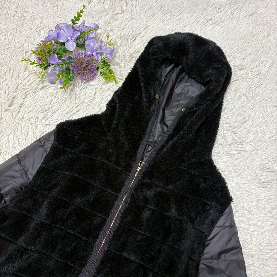 新品未使用　自由区 ファー ロングコート ライナー付　モッズコート　46