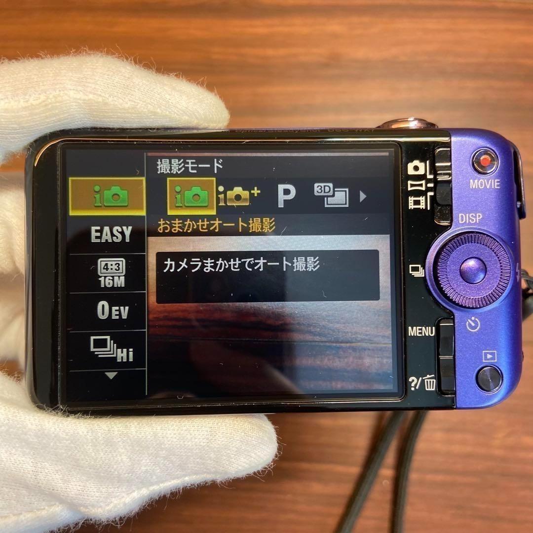 SONY Cyber−Shot DSC-WX7 ブルー デジカメ 3050