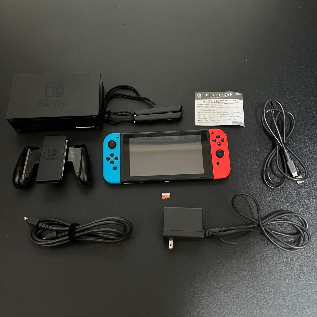 Nintendo Switch 本体　完品　動作確認済み　SDカード付