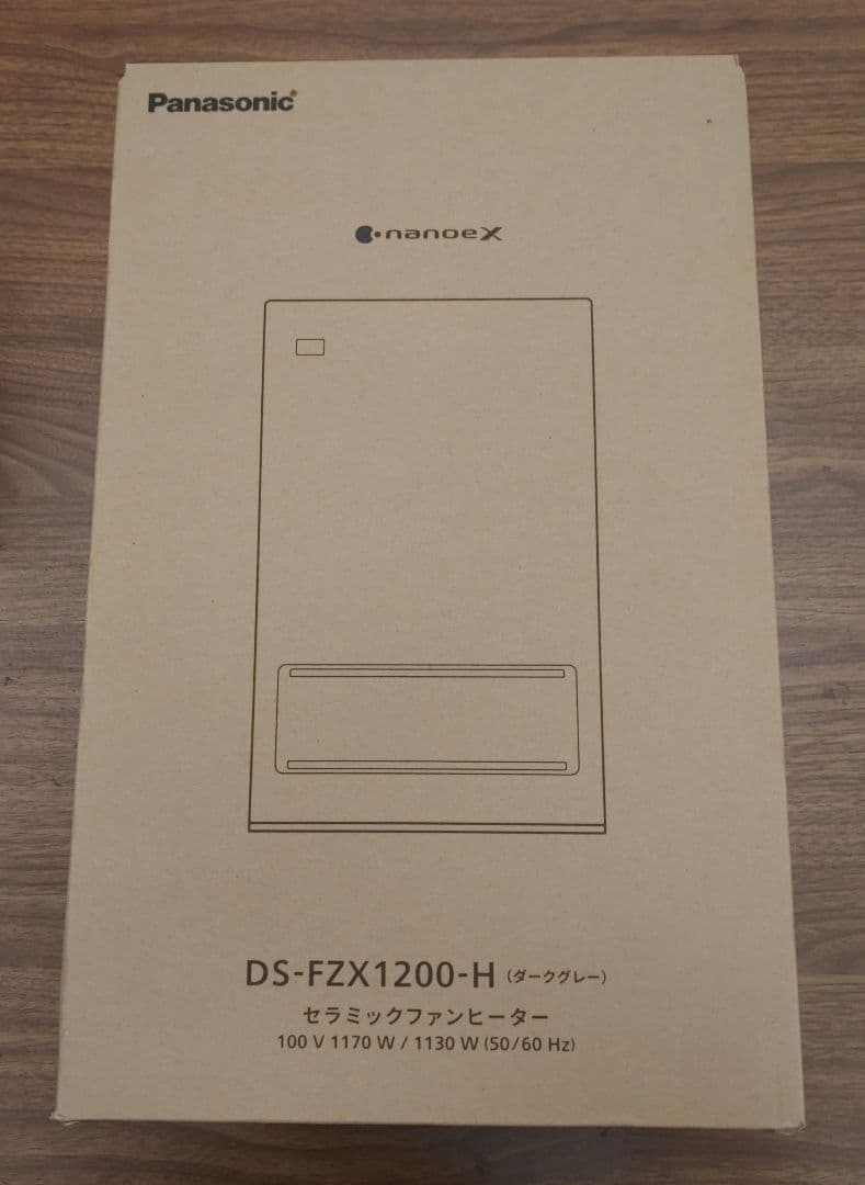 9439 パナソニック セラミックファンヒーター 温風2段 DS-FZX1200