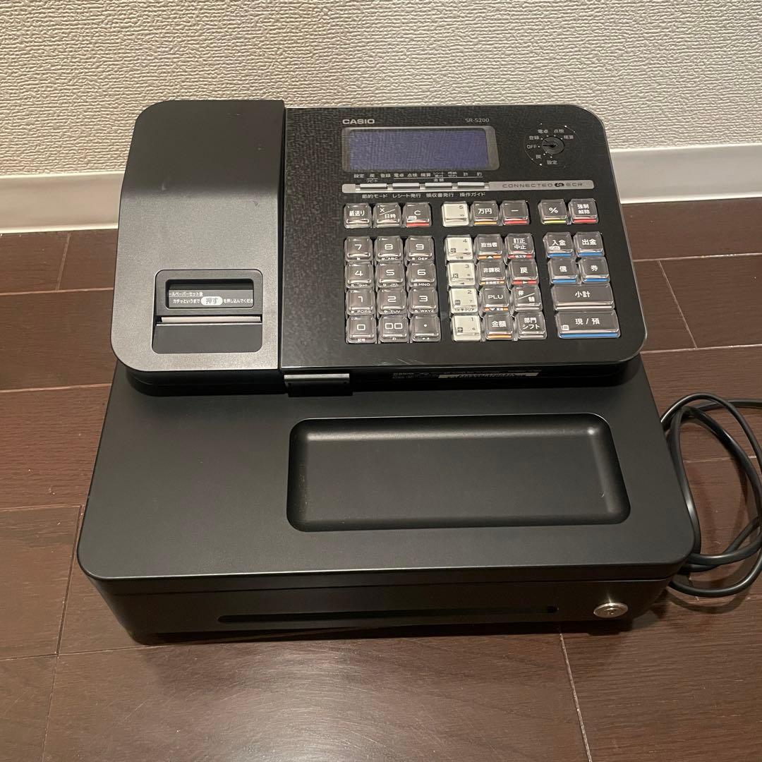 【日曜日まで5,000円引き】CASIO 電子レジスターSR-S200-BK
