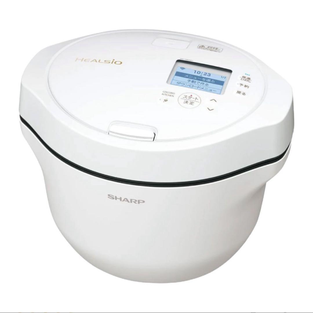 【新品未開封】SHARP ヘルシオ ホットクック KN-HW24G-W