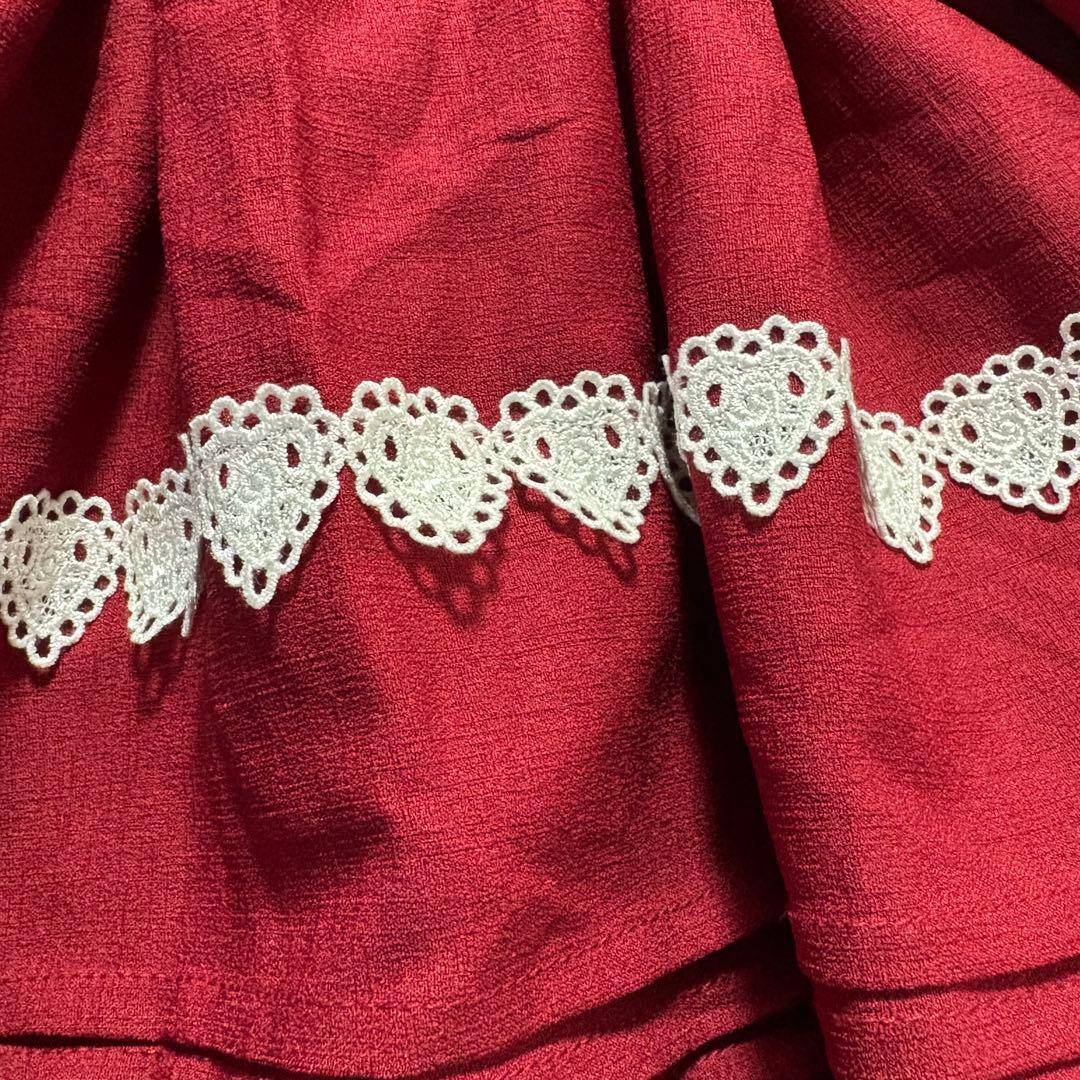 ロリータワンピース ウエストリボン 銀ボタン ゴスロリ かわいい