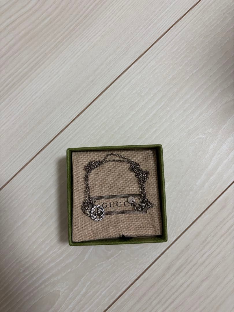 GUCCI グッチ インターロッキング　G ネックレス シルバー SV925