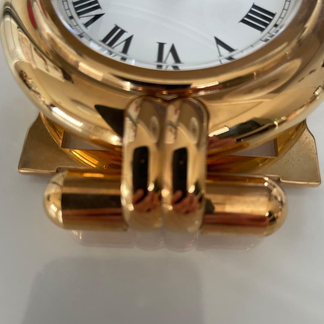 稼働品　CARTIER カルティエ コリゼ 置時計　トラベルウォッチ