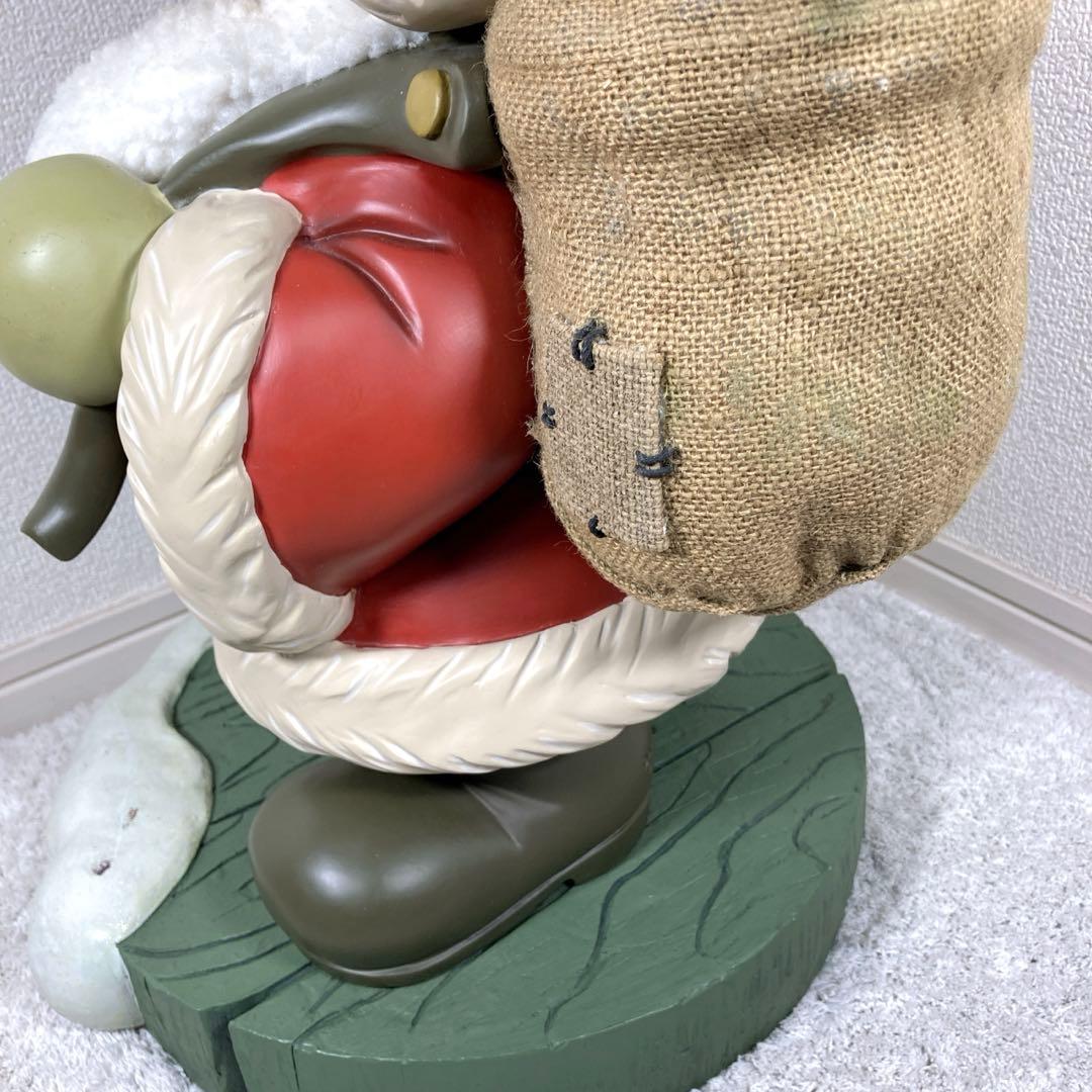 ディズニー75周年限定　特大　ミッキーマウス　サンタクロース　フィギュア　レア