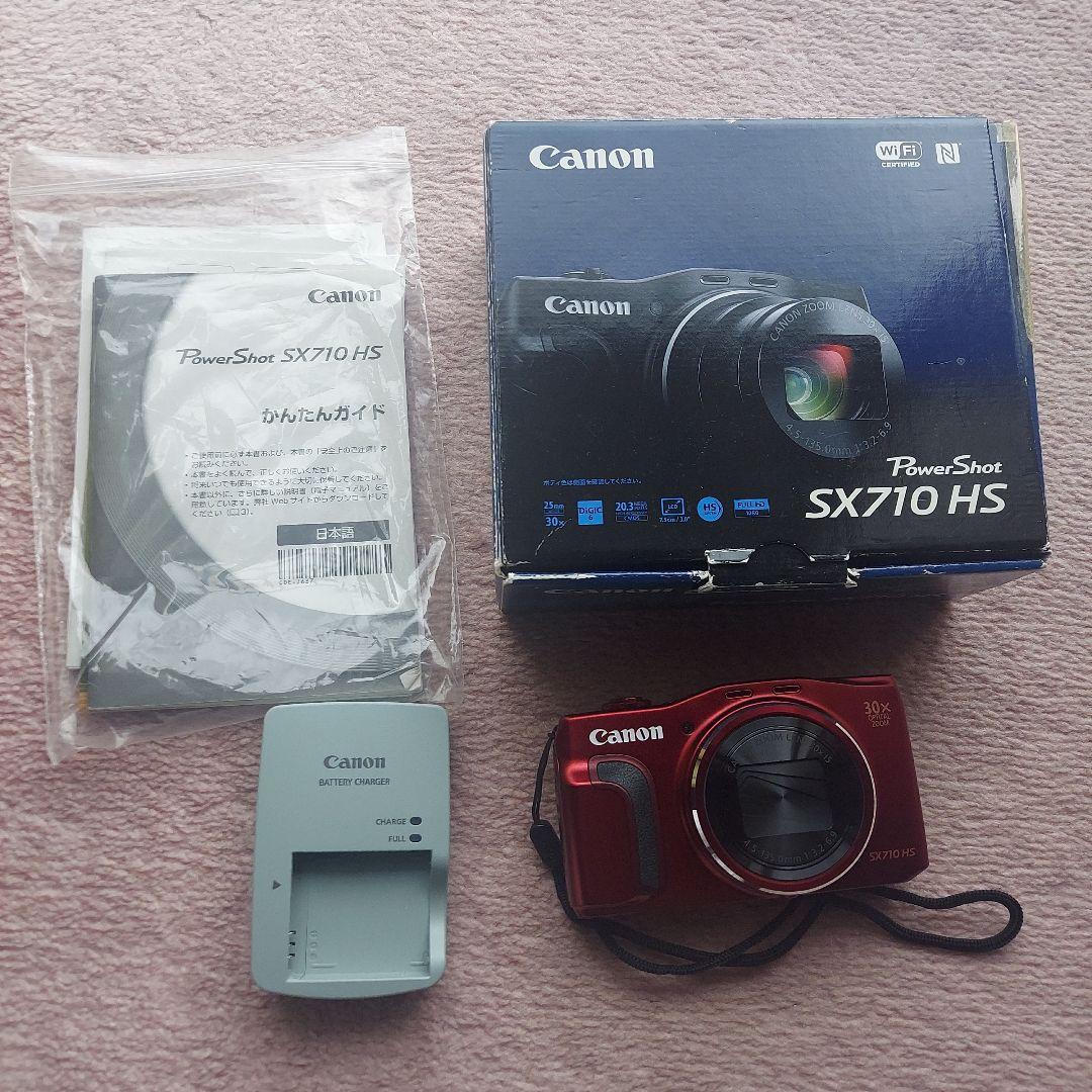 Canon PowerShot SX710HS レッド　キャノン　パワーショット