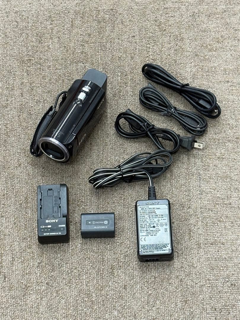 【美品】ソニー SONY HDR-CX390 バッテリー2個付 ビデオカメラ