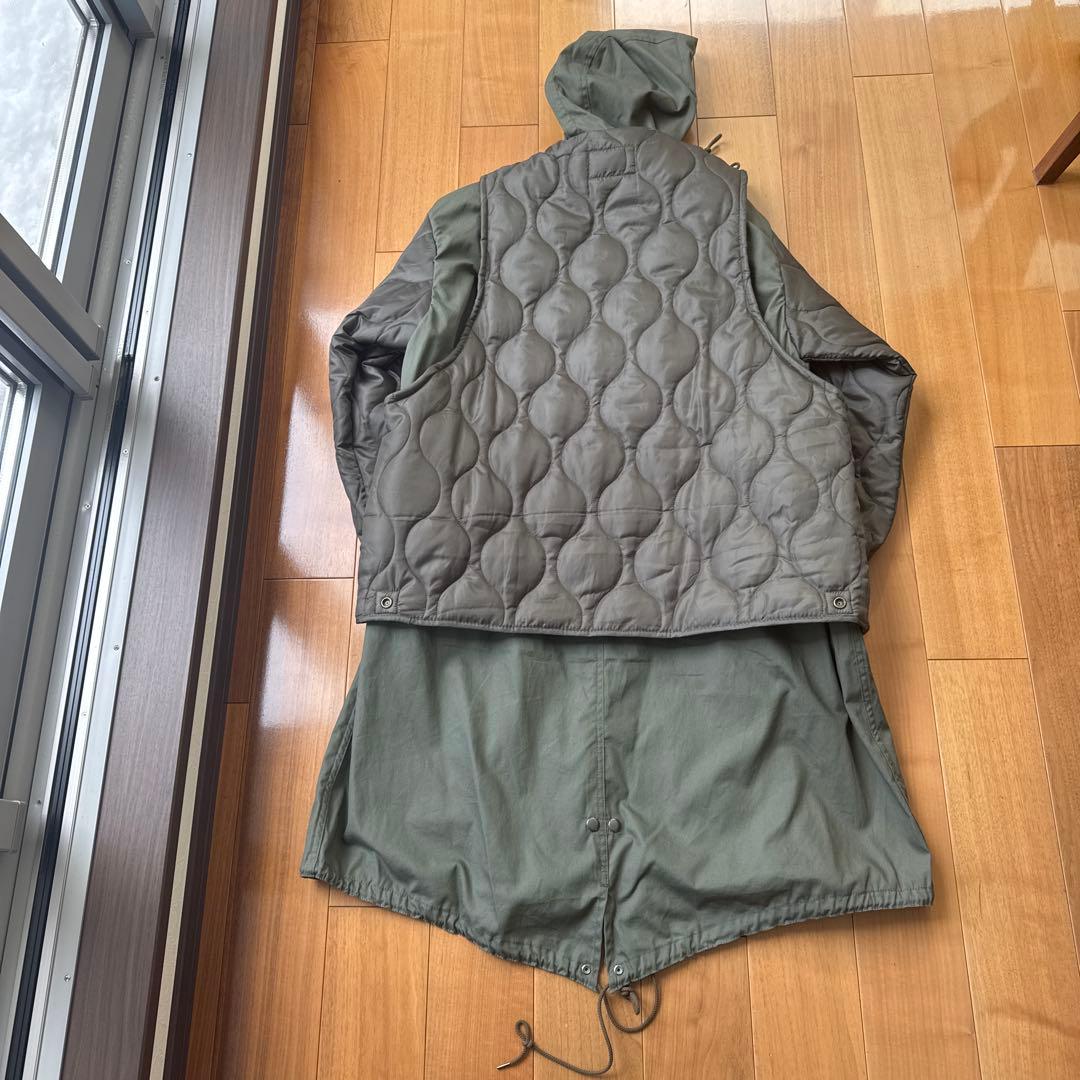 77circa circa make layered m-51 coat 美品