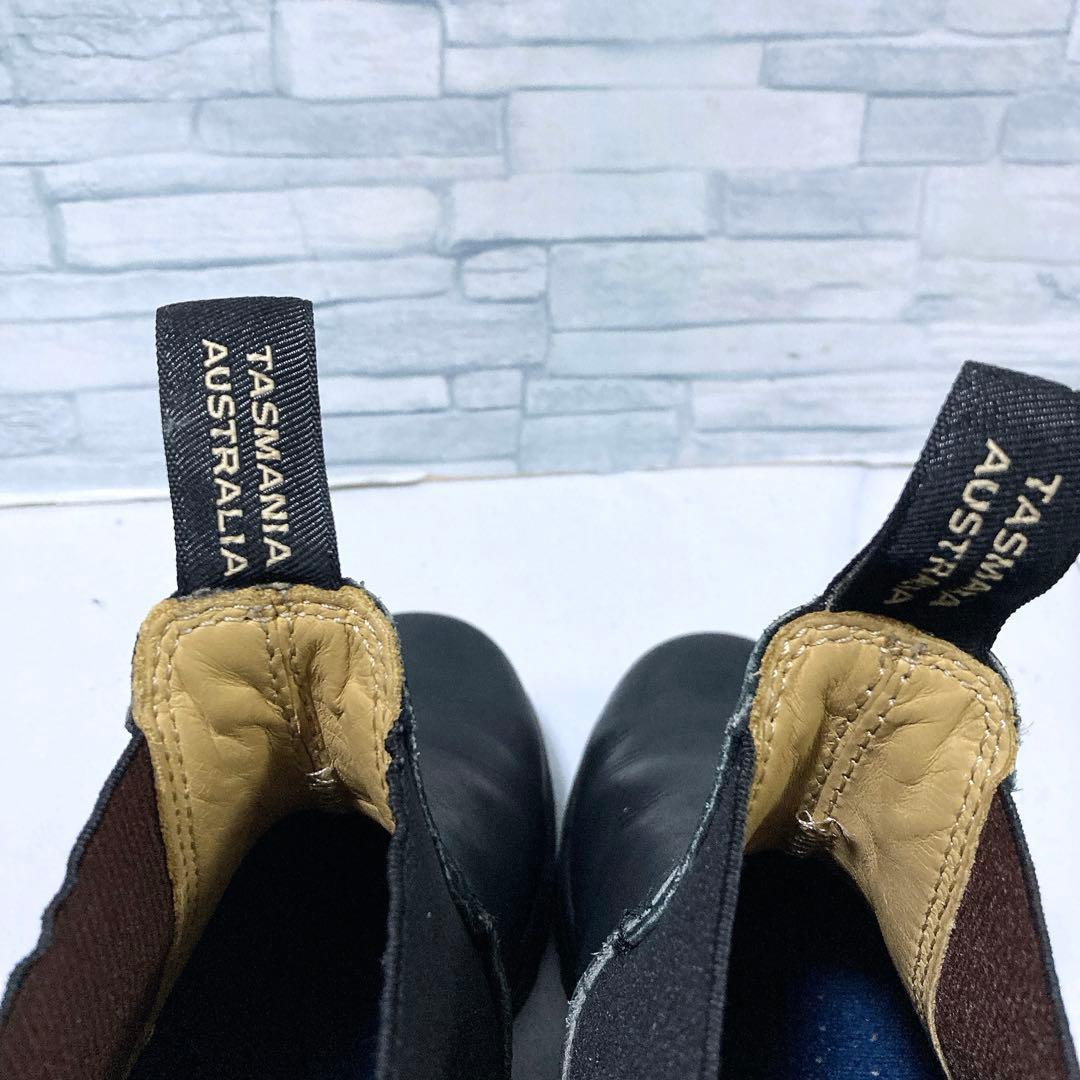 美品 ブランドストーン サイドゴアブーツ 本革 UK3 ショートブーツ 黒