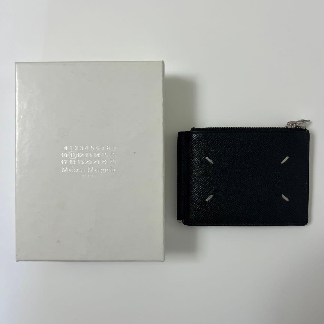 Maison Margiela マネークリップ ブラックレザー