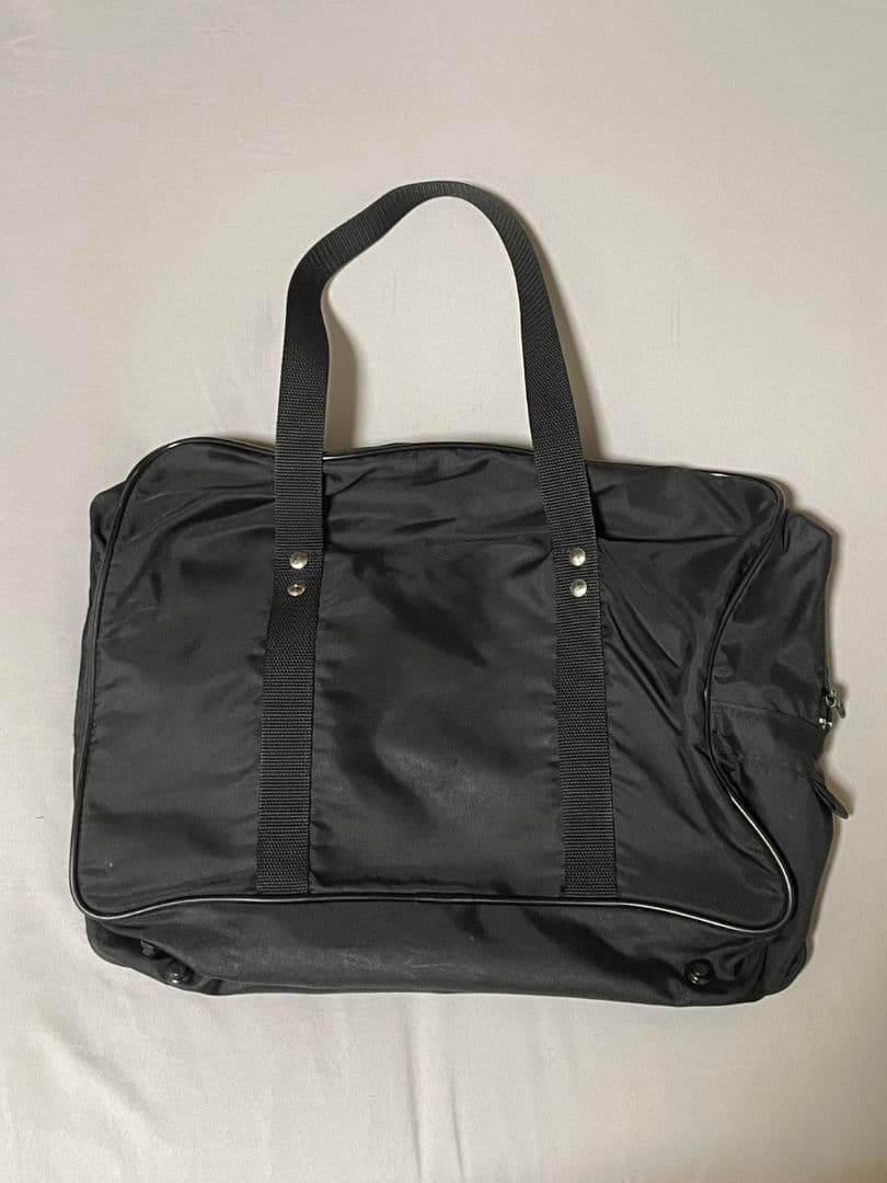 ワールドペガサス　スクールバック 旧ワッペ　黒ピンク