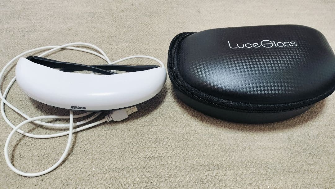 ルーチェグラス　LuceGlass ホワイト 収納ケース付き