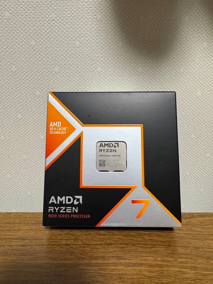 Ryzen 7 9800X3D AMD 動作品 国内正規品
