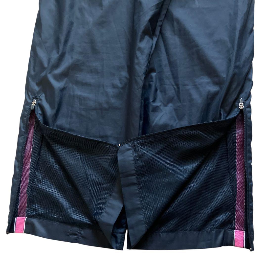 美品00s OLD NIKE レアカラーピンク ナイロンセットアップ上下 Y2K