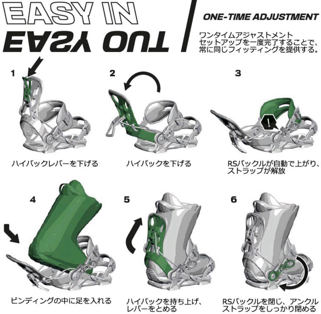 sp binding sLAB.PURE 左足のみ　Mサイズ リアエントリー