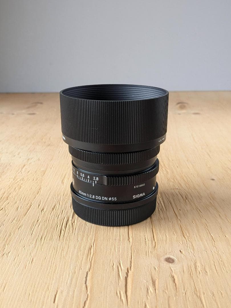 【超美品】SIGMA シグマ 45mm F2.8 DG DN Lマウント 箱付き