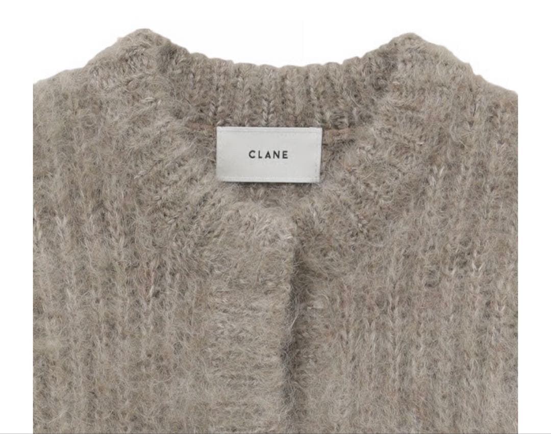 c*3様 clane MOHAIR SHAGGY CARDIGAN カーディガン
