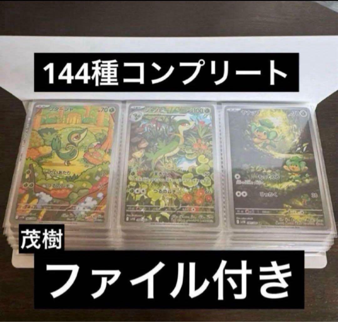 ホワイトフレア、ブラックボルトARコンプリート　全144種　ファイル付き