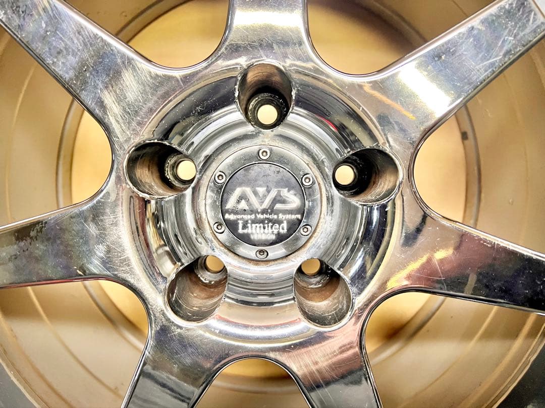 AVS MODEL 7 Limited 17インチ クロームメッキ 2本 当時物