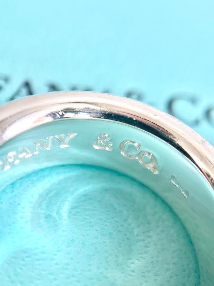 8号 TIFFANY ティファニー 1837 ヴィンテージ リング 指輪 磨き