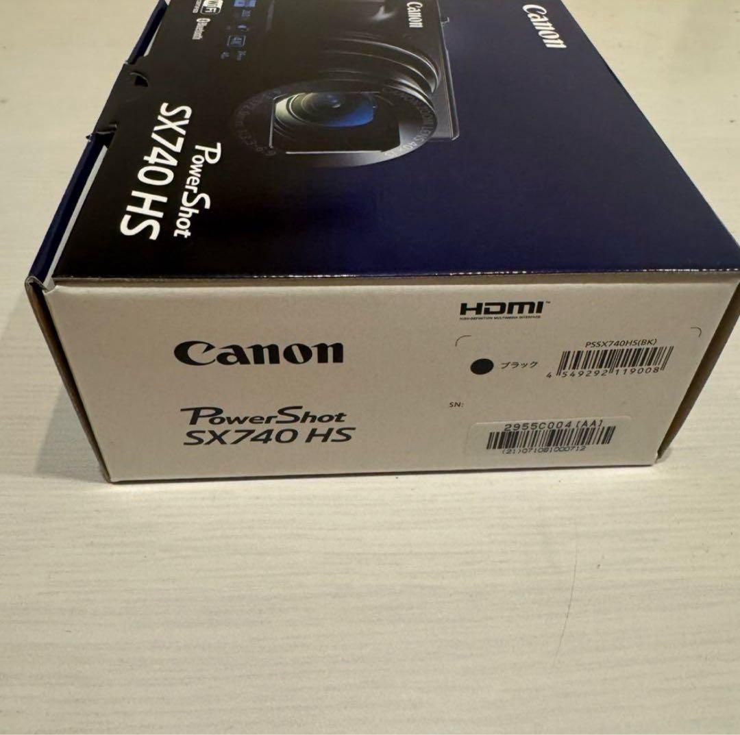 【新品・未使用・即日発送】Canon SX740HS POWERSHOTブラック