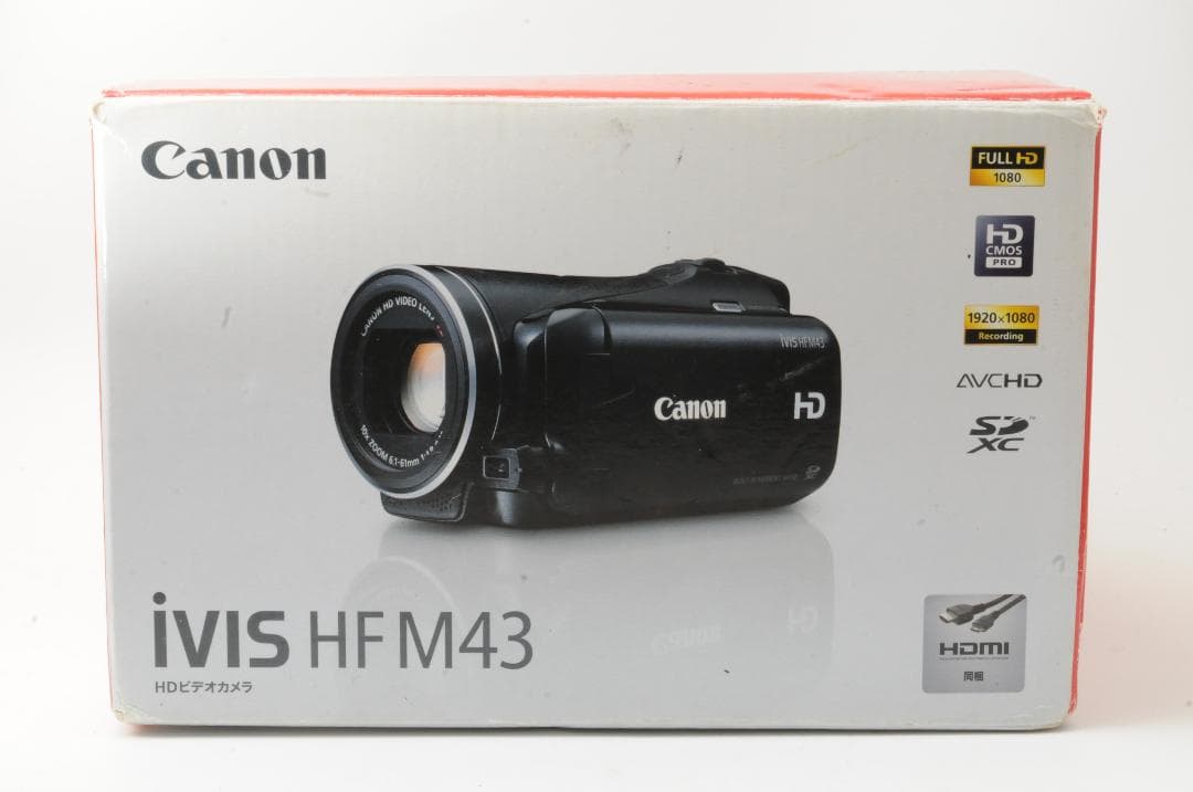 Canon キヤノン iVIS HF M43 HDビデオカメラ 元箱付き